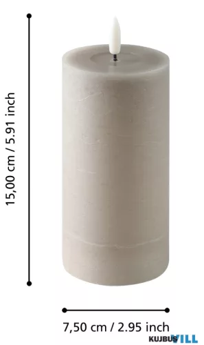 EGLO 422786 LED gyertya Ø7,5x15cm tópszín Leskino