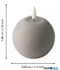 EGLO 422792 LED gyertya Ø8cm tópszín Leskino