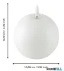 EGLO 422795 LED gyertya Ø10cm fehér Leskino