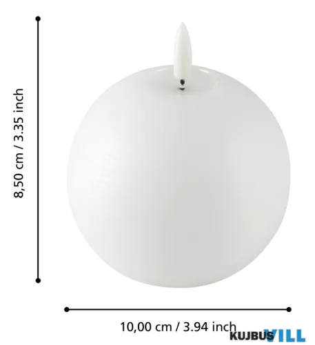 EGLO 422795 LED gyertya Ø10cm fehér Leskino