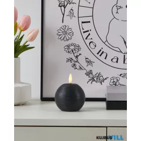 EGLO 422823 LED gyertya Ø8cm 0,06W fekete Leskino