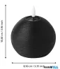EGLO 422824 LED gyertya Ø10cm 0,06W fekete Leskino