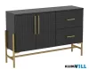 EGLO 424636 Komód 118x32x76cm fek/arany Victiroca