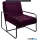 EGLO 424696-R69 Fotel 64,2x73x80cm lila/fek Pakotkuara