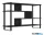 EGLO 424792 Polc 118X35X75cm fekete Maasim