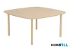 EGLO 424808 Kávézóasztal 84x84x33cm natúr Singinda