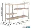 EGLO 424849 Polc 118x35x84cm Gumut