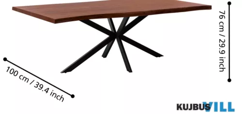 EGLO 424957 AsztalLÁB 70x140x71cm fek Farahalana