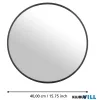 EGLO 425001 Tükör Ø40cm fekete Bani