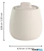 EGLO 426556 Tárolóedény fedővel 8,5cm bézs Kalinin
