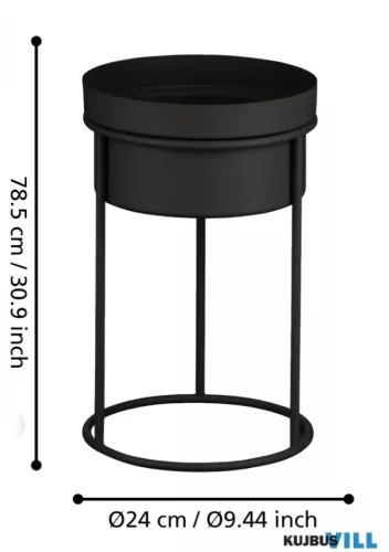 EGLO 428106 Növénytartó állvány fekete2db Selangor