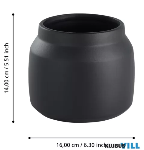 EGLO 428144 Virágcserép Ø16cm fekete Parkent