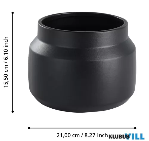 EGLO 428145 Virágcserép Ø21cm fekete Parkent