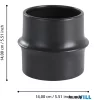 EGLO 428151 Virágcserép Ø14cm fekete Parkent