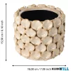 EGLO 428459 Kaspó Ø18x15,5cm bézs Shigay