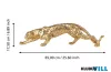 EGLO 429711 Leopárd 65x11x17,5cm arany Menjangau
