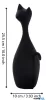 EGLO 429748 Dekor macska 25,5cm fekete Suzu