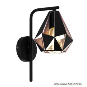 EGLO 43057 Fali E27 1x60W fekete/vréz Carlton4