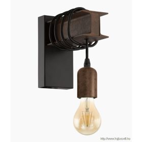 EGLO 43152 LEDfali E27 1x10W fek/barna Townshend4