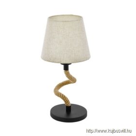 KIFUTÓ EGLO 43199 Asztali E27 1x28W fekete/kötél Rampside