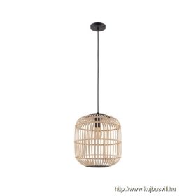 EGLO 43216 Függ.E27 1x28W 35cm fek/fa Bordesley
