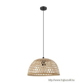 KIFUTÓ EGLO 43253 Függ.E27 1x40W 37cmfek/natúr Claverdon