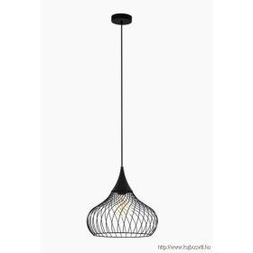 EGLO 43344 Függeszték E27 1x60W fekete Staverton