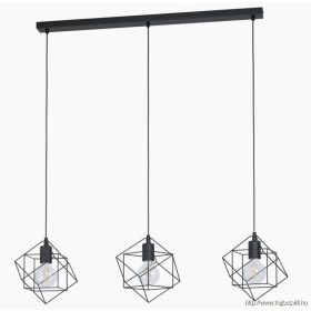 EGLO 43361 Függeszték E27 3x60W fekete Straiton