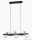 EGLO 43426 HORNWOOD 1 Függeszték E27 3x28Wfekete/fa Hornwood