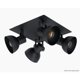 KIFUTÓ EGLO 43434 Mennyezeti E27 4x40W fekete Barnstaple