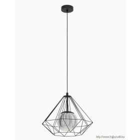 EGLO 43481 Függeszték E27 1x40W 44,5cmfek Vernham