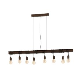 EGLO 43524 Függ E27 8x60W antik barna Townshend4