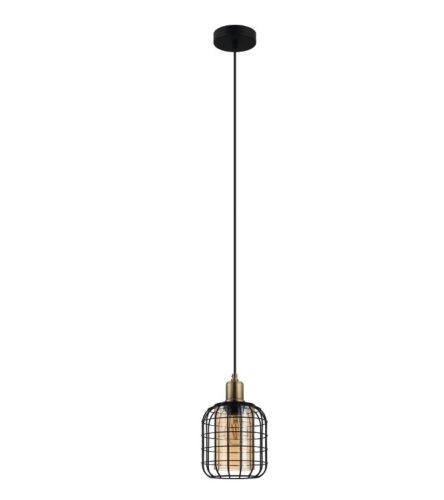 EGLO 43527 Függeszték E27 1x40W fk/amber Chisle