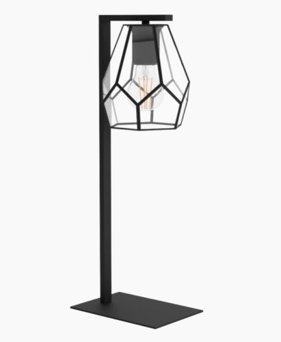 EGLO 43646 MARDYKE Asztali E27 1x40W fekete/üveg Mardyke