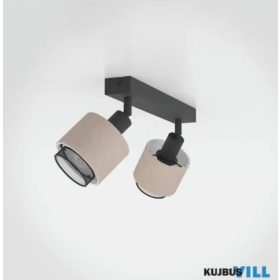 EGLO 43657 Mennyezeti E14 2x40W fek/natúr Rosley