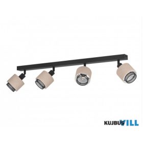 EGLO 43659 Mennyezeti E14 4x40W fek/natúr Rosley