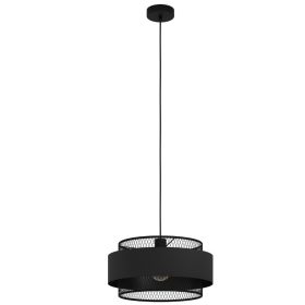 EGLO 43668 Függeszték E27 1x40W fekete Bazely