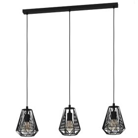 EGLO 43693 Függeszték E27 3x40W fekete Stype