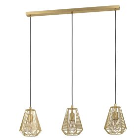 EGLO 43696 Függeszték E27 3x40W aranyszín Stype
