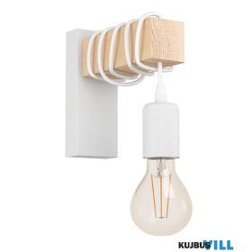 EGLO 43706 Fali E27 10W fehér/fa Townshend