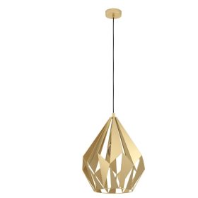 EGLO 43815 Függeszték 1xE27 Ø385 arany sz.Carlton