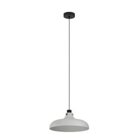 EGLO 43825 Függeszték 1xE27 szürke/fekete Matlock