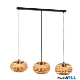 EGLO 43863 Függeszték E27 3x40Wfek/nat Amsfield 1