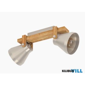 EGLO 43949 Fali/Menny.E27 2x40W acél/ruszt Cawton