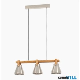 EGLO 43952 Függeszték E27 3x40W acél/ruszt Cawton