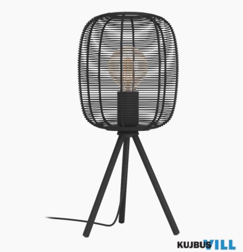 EGLO 43967 Asztali E27 1x40W fekete Rinroe