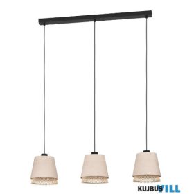 EGLO 43976 Függeszték E27 3x40W fk/nat/bambTabley
