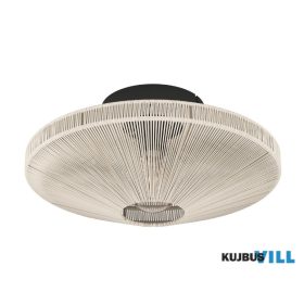 EGLO 43998 Mennyezeti E27 40W fekete/krémMidsumer