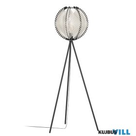 EGLO 44009 Álló E27 40W fekete/fa/fehér Waverton