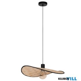 EGLO 44044 Függeszték E27 40W fek/bambuszMarywell